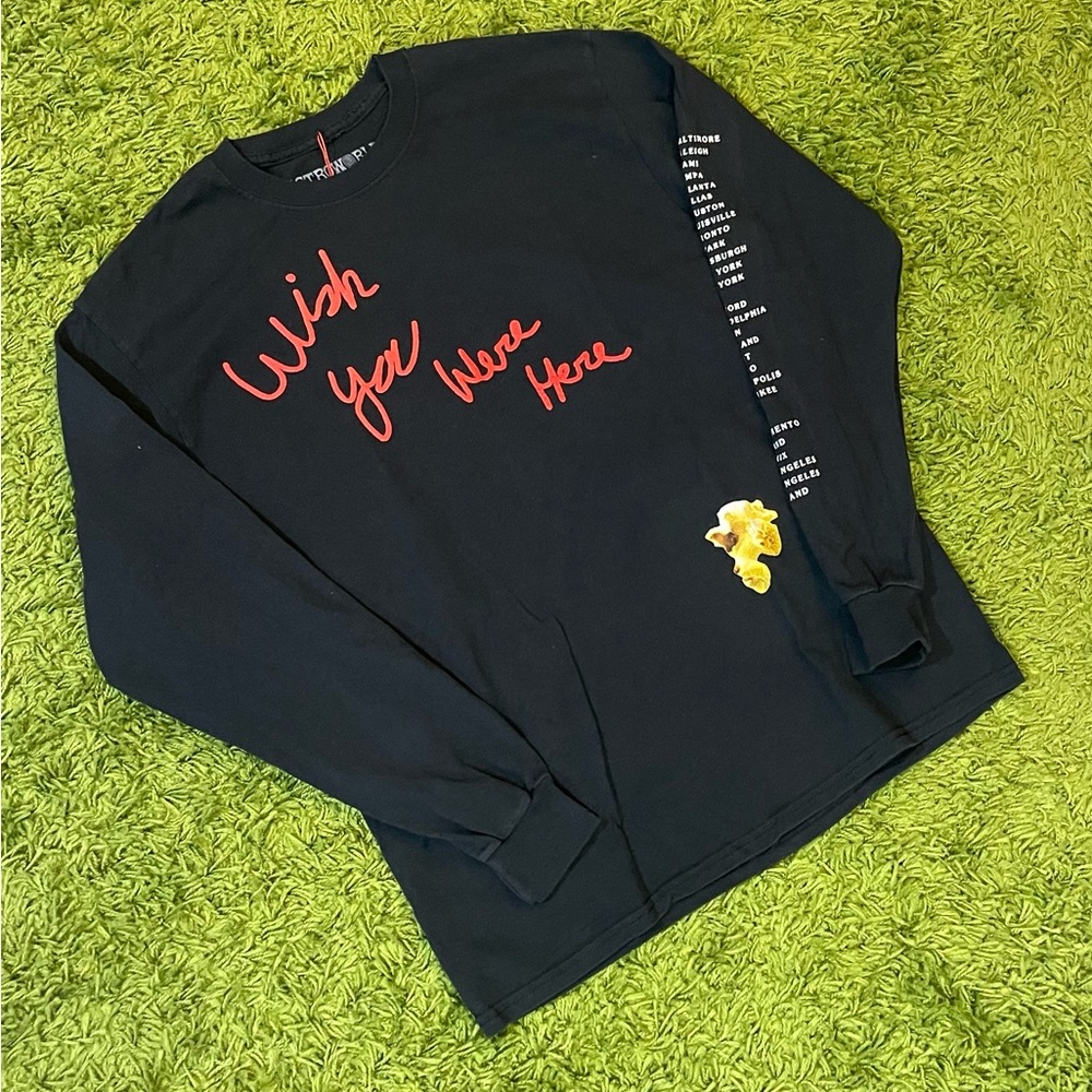 Travis Scott popcorn long sleeve Astroworld tee size small brand new
